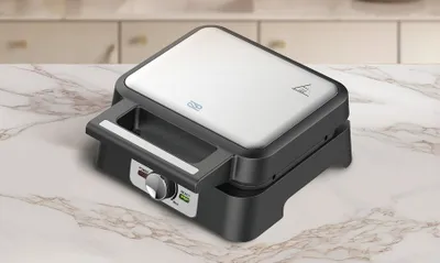 Aparat për waffle Promis WAP1600, 2 waffle, pllaka jo ngjitëse, i zi - 1
