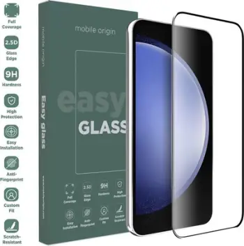 Xham mbrojtës ekrani Mobile Origin EasyGlass për Samsung Galaxy S24 FE, Double Strong, transparent