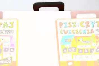 Set edukativ Headu Montessori Write and Read, ushtrime shkrim dhe lexim, mosha 3 6 vjeç, shumëngjyrësh