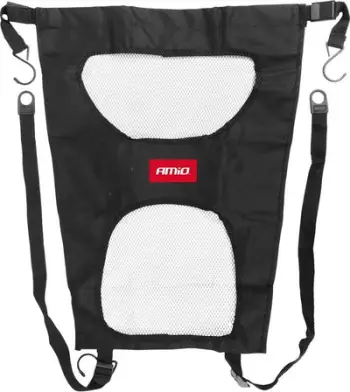 Barriere makine për qen Amio AMIO-02569, mes ulëseve të përparme, e zezë