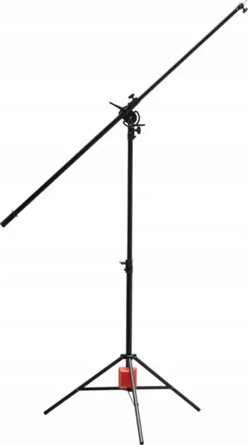 Stativ boom GlareOne Prime Boom, lartësi 3m, krah 220cm, i zi