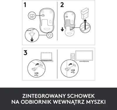 Set maus dhe mousepad Logitech M185, pa tela, me mousepad Studio Series, blu dhe grafit - 4