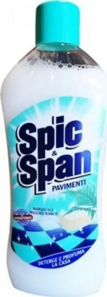 Detergjent dyshemeje Spic & Span White Musk, për dru dhe parket, 1L