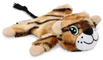 Lodër pelushi për qen Beeztees Roar, 18 cm, me squeaker, kafe