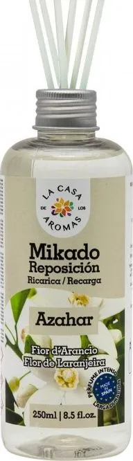 Vaj aromatizues difuzori La Casa de los Aromas Mikado Azahar, 250ml, aromë lule portokalli - 1