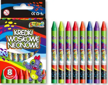Lapsa dylli Penmate Neon Dino, set me 8 ngjyra, neon