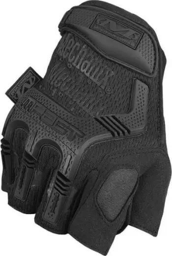 Doreza taktike Mechanix M-Pact, gjysmë gishta, mbyllje me shtrëngim, të zeza