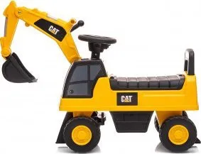 Lodër ekskavator Ride-on Milly Mally Cat Digger, me timon dhe tinguj, verdhë - 3