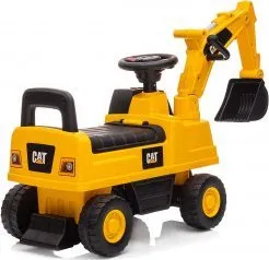 Lodër ekskavator Ride-on Milly Mally Cat Digger, me timon dhe tinguj, verdhë - 5