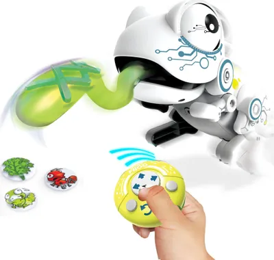 Lodër interaktive ROBO FROG, telekomandë, lojë kapje monedhash, jeshile - 1