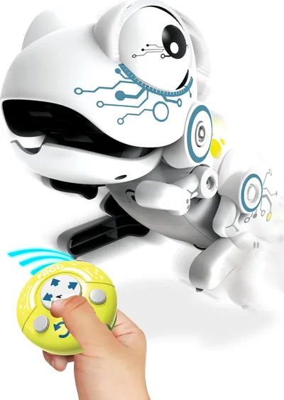 Lodër interaktive ROBO FROG, telekomandë, lojë kapje monedhash, jeshile - 2