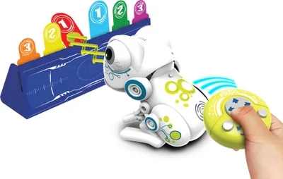 Lodër interaktive ROBO FROG, telekomandë, lojë kapje monedhash, jeshile - 3
