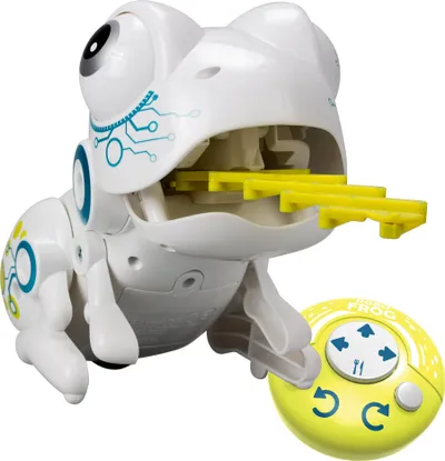 Lodër interaktive ROBO FROG, telekomandë, lojë kapje monedhash, jeshile - 5