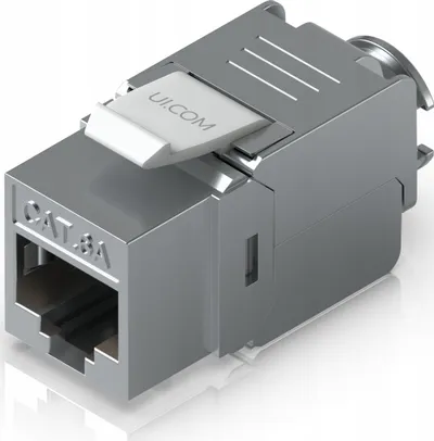 Keystone pa vegla Ubiquiti, Cat6A, set 12 copë, i bardhë - 1
