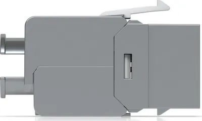 Keystone pa vegla Ubiquiti, Cat6A, set 12 copë, i bardhë - 3