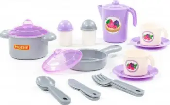 Set enësh lodër Polesie Nastka 79978, 18 pjesë, për 2 persona, shumëngjyrëshe