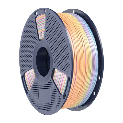Filament 3D SUNLU Silk PLA+ Rainbow 04, 1.75 mm, 1 kg, shumëngjyrësh - 3