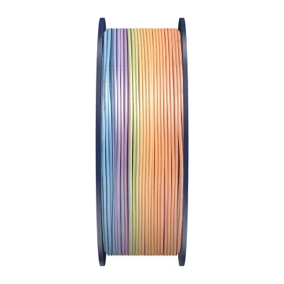 Filament 3D SUNLU Silk PLA+ Rainbow 04, 1.75 mm, 1 kg, shumëngjyrësh - 5