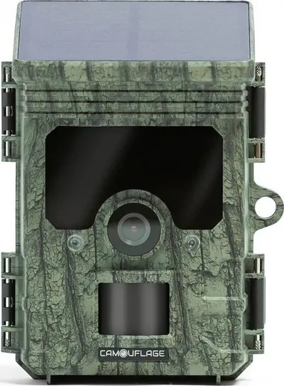 Kamera gjahu Camouflage EZ-SOLAR, 46MP, video 4K, kamuflazh jeshil - 1