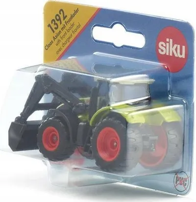 Lodër traktor Siku Claas Axion 1392, die-cast, shkalla 1:87, jeshil - 3