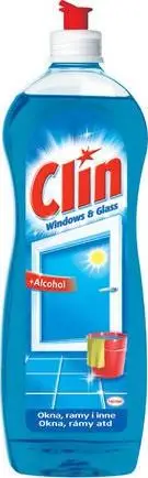 Lëng pastrues dritaresh Clin Windows & Glass, me alkool, 750ml, blu