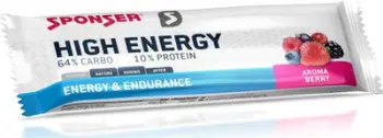 Baton energjie Sponser High Energy Berry, 45g, aroma frutash pylli