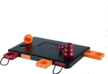 Lodër inteligjence për qen Trixie Dog Activity Move2Win, lojë strategjike, 34 x 6 x 13 cm, shumëngjyrëshe