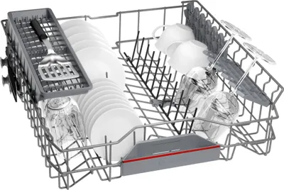 Lavastovilje e pjesshme e integruar Bosch Serie 4 SMI4EAS23E, 13 sete, e bardhë inox - 4