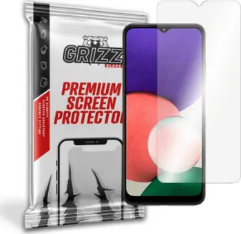 Xham mbrojtës hibrid GrizzGlass për Samsung Galaxy A22 5G, transparencë e lartë, oleofobik, transparent