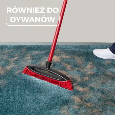Fshesë dyshemeje Vileda Multi Rubber, për brendësi dhe jashtë, gomë e fortë, e kuqe e zezë - 6