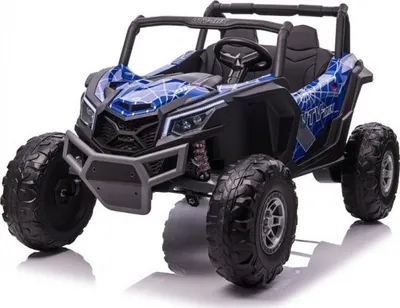 Makina elektrike për fëmijë UTV MX Blue Spider, 2 vende, me telekomandë, blu - 3