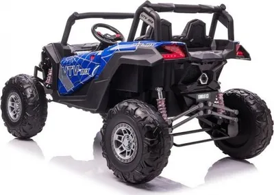Makina elektrike për fëmijë UTV MX Blue Spider, 2 vende, me telekomandë, blu - 5