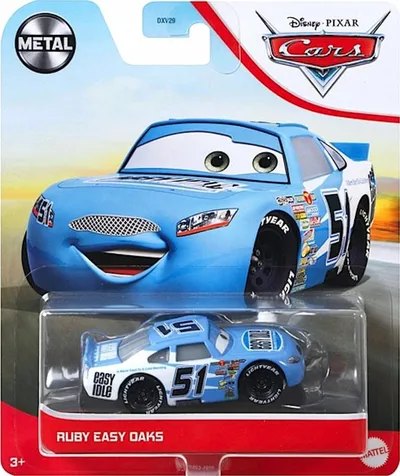 Maket metalik Disney Pixar Cars Ruby Easy Oaks, shkalla 1:55, shumëngjyrësh - 1