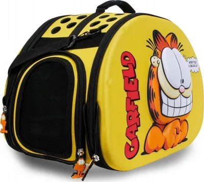 Transportues për mace Garfield Garfield, 43x32x23cm, palosshëm 3D EVA, i verdhë - 1