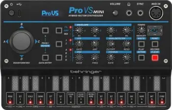 Sintetizator Behringer Pro VS Mini, hybrid vector, 5 zëra, i zi