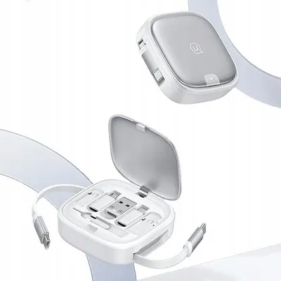 Kabllo USB Usams SJ650USB03 3in1, 1m, 60W, vjollcë - 3