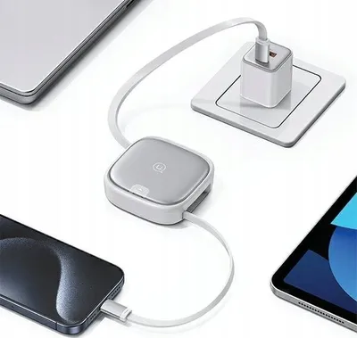 Kabllo USB Usams SJ650USB03 3in1, 1m, 60W, vjollcë - 5