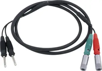 Kabull diagnostik Greisinger GMK 3810 603335, 1 m, banana plug dhe prizë, i zi