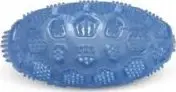 Lodër top oval për qen Yarro, TPR, madhësia S, 9.5x6.5 cm, shumëngjyrëshe