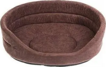 Shtrat për kafshë Diamsil, 61x51x16 cm, për qen dhe mace, kafe çokollatë