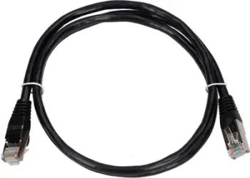 Kabllo rrjeti Extralink LAN Patchcord, CAT.5E FTP, 1m, e zezë