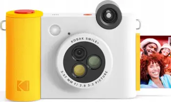 Kamerë instant Smile Plus Wireless 2x3, printim digjital, lente me efekte, e bardhë