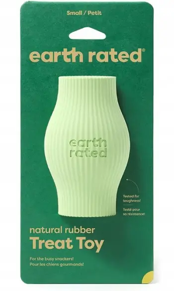 Lodër pasuruese për qen Earth Rated, gome natyrale, slow feeder, e gjelbër