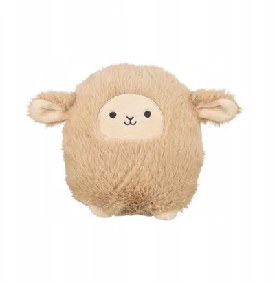 Lodër për qen Trixie Plush Sheep, pelush me fishkëllimë, 16cm, bezhë - 1