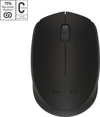 Maus Logitech M171 Wireless, 2.4 GHz, me mousepad Studio Series, i zi - 3