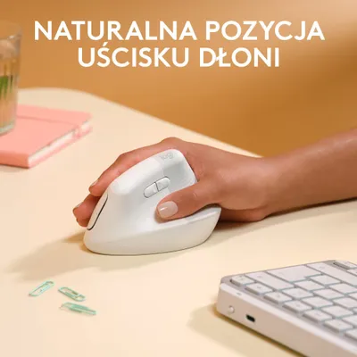 Set tastierë dhe maus Logitech Lift for Mac dhe Ergo K860, wireless, ergonomik, gri - 4