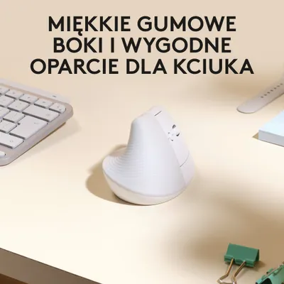 Set tastierë dhe maus Logitech Lift for Mac dhe Ergo K860, wireless, ergonomik, gri - 5