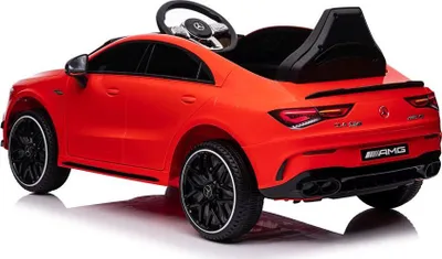 Makine me bateri Lean Toys Mercedes CLA 45s AMG 4x4, elektrike, e kuqe - 3