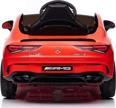 Makine me bateri Lean Toys Mercedes CLA 45s AMG 4x4, elektrike, e kuqe - 5