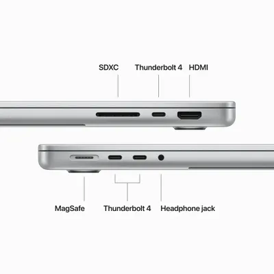 Apple MacBook Pro 14", M3 Pro 11-Core, 18GB, 512GB, 14-Core GPU, Silver - 6